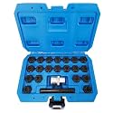 UTOOL 22 pc Wheel Locking Key Set Anti-Theft Wheel Rim Lug Nut Master Removal For Audi