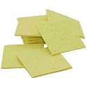 Utoolmart Replacement Welding Soldering Iron Tip Cleaning Sponge, 60mm x 60mm Yellow Square Solder Tip Cleaning Sponge Pack of 10