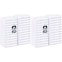 Utopia Towels, Salon Towel, Pack of 48, 16 by 27 Inches, Highly Absorbent Cotton Towels for Hand, Gym, Beauty, Spa, and Home Hair Care, White