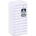 Utopia Towels Salon Towels, Pack of 12, 16x27 in, 100% Cotton, White