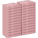 Utopia Towels Salon Towels, Pack of 24, 16x27 in, 100% Cotton, Dusty Pink