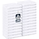 Utopia Towels Salon Towels, Pack of 24, 16x27 in, 100% Cotton, White