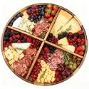 Utoplike Extra Large Acacia Serving Tray, Rotating 23.6'' Charcuterie Board