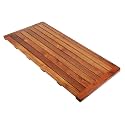 Utoplike Teak Bath Mat, Shower Mats Wood for Bathroom, 40x18 in Extra Large