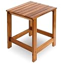 Utoplike Teak Outdoor Side Table for Patio, Adirondack Sides Tables