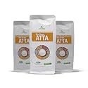 UTPANNA SIX GRAIN ATTA Combo Pack 1.5 kg | (500g * 3Pkt, Multigrain Atta)- Low GI, High Fibre, Stone Grounded, 100% Natural