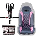 UTV Junior Pink Seat - Black 5 Point Harness (Fits Stock & Aftermarket Seats)