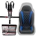 UTV Junior Seat (Fits Stock and Aftermarket Seats) (Blue Seat - Black 5 Point Harness)