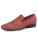 UUBARIS Mens Dress Loafers Tuxedo Suit Slip on Shoes