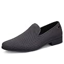 UUBARIS Mens Dress Loafers Tuxedo Suit Slip on Shoes