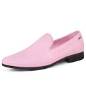 UUBARIS Mens Dress Loafers Tuxedo Suit Slip on Shoes