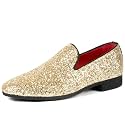 UUBARIS Mens Dress Loafers Tuxedo Suit Slip on Shoes