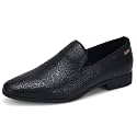 UUBARIS Mens Dress Loafers Tuxedo Suit Slip on Shoes
