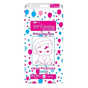 UV BABY PREMIUM DIAPERS NEW BORN 50s
