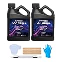 UV Resin 1000g, Clear Anti-Yellowing Hard Resin for DIY Crafts