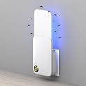 UVA Mosquito Smart Trap, Indoor Insect Catcher with LED Light, Electronic Bug Zapper, Mosquito Killer lamp for Home (1 Device + 5 Glue Pads)