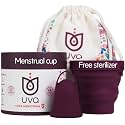 UVA Reusable Menstrual Cup Heavy Flow Kit, Size B