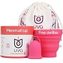 UVA Reusable Menstrual Cup Kit, Size A, Medium