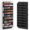UVIAHOMI 20-30 Pairs Over the Door Shoe Organizer with Side Mesh Pockets