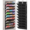 UVIAHOMI 20-30 Pairs Over the Door Shoe Organizer, 10-Tier Door Shoes Rack