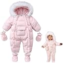 UVIPC Baby Toddler Winter Thick Coat Snowsuit Snow wear Romper Footie Outwear with Hooded