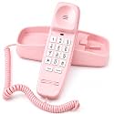 Uvital Corded Phones for Landline, Wall-Mount Telephones for Landline, Pink