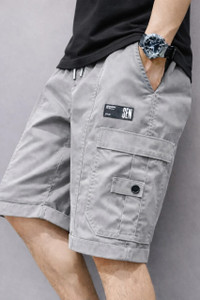 UWALD CREATION Solid Men Multicolor Cargo Shorts