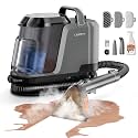 Uwant Carpet Cleaner Machine with Steam&Hot&Cold Water System 18Kpa Powerful Suction Upholstery Cleaner Machine with Pet Pro Cleaner for Pets, Carpet Steam Cleaner (Light Grey)