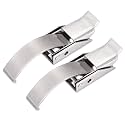 uxcell 1.83-inch SUS304 Stainless Steel Draw Toggle Latch with Spring-Steel Hook - 2 Pcs