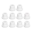 uxcell 10 Pieces White Plug Holes, T12 Waterproof Rubber Button Plug for 12mm / 0.47" Hole