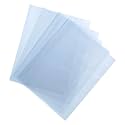 uxcell 100Pcs 10x7 Inch Shrink Wrap Bags, Blue Clear PVC Heat Shrink Wrap for Gift Basket, Bath Soaps, Candles and Homemade DIY Projects