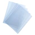 uxcell 100Pcs 10x8 Inch Shrink Wrap Bags, Blue Clear PVC Heat Shrink Wrap for Gift Basket, Bath Soaps, Candles and Homemade DIY Projects