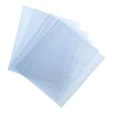 uxcell 100Pcs 12x6 Inch Shrink Wrap Bags, Blue Clear PVC Heat Shrink Wrap for Gift Basket, Bath Soaps, Candles and Homemade DIY Projects