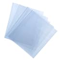 uxcell 100Pcs 12x7 Inch Shrink Wrap Bags, Blue Clear PVC Heat Shrink Wrap for Gift Basket, Bath Soaps, Candles and Homemade DIY Projects