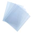 uxcell 100Pcs 13.5x10 Inch Shrink Wrap Bags, Blue Clear PVC Heat Shrink Wrap for Gift Basket, Bath Soaps, Candles and Homemade DIY Projects