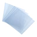 uxcell 100Pcs 14x6 Inch Shrink Wrap Bags, Blue Clear PVC Heat Shrink Wrap for Gift Basket, Bath Soaps, Candles and Homemade DIY Projects