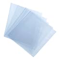 uxcell 100Pcs 14x7 Inch Shrink Wrap Bags, Blue Clear PVC Heat Shrink Wrap for Gift Basket, Bath Soaps, Candles and Homemade DIY Projects