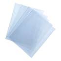 uxcell 100Pcs 16x11 Inch Shrink Wrap Bags, Blue Clear PVC Heat Shrink Wrap for Gift Basket, Bath Soaps, Candles and Homemade DIY Projects