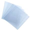 uxcell 100Pcs 16x7 Inch Shrink Wrap Bags, Blue Clear PVC Heat Shrink Wrap for Gift Basket, Bath Soaps, Candles and Homemade DIY Projects