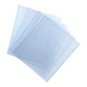 uxcell 100Pcs 6x4 Inch Shrink Wrap Bags, Blue Clear PVC Heat Shrink Wrap for Gift Basket, Bath Soaps, Candles and Homemade DIY Projects