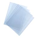 uxcell 100Pcs 18x12.5 Inch Shrink Wrap Bags, Blue Clear PVC Heat Shrink Wrap for Gift Basket, Bath Soaps, Candles and Homemade DIY Projects