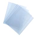 uxcell 100Pcs 18x12 Inch Shrink Wrap Bags, Blue Clear PVC Heat Shrink Wrap for Gift Basket, Bath Soaps, Candles and Homemade DIY Projects