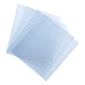 uxcell 100Pcs 19.5x12 Inch Shrink Wrap Bags, Blue Clear PVC Heat Shrink Wrap for Gift Basket, Bath Soaps, Candles and Homemade DIY Projects