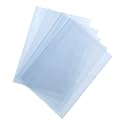 uxcell 100Pcs 20x15.5 Inch Shrink Wrap Bags, Blue Clear PVC Heat Shrink Wrap for Gift Basket, Bath Soaps, Candles and Homemade DIY Projects