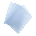 uxcell 100Pcs 21.5x17.5 Inch Shrink Wrap Bags, Blue Clear PVC Heat Shrink Wrap for Gift Basket, Bath Soaps, Candles and Homemade DIY Projects