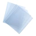 uxcell 100Pcs 23.5x15.5 Inch Shrink Wrap Bags, Blue Clear PVC Heat Shrink Wrap for Gift Basket, Bath Soaps, Candles and Homemade DIY Projects
