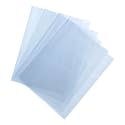 uxcell 100Pcs 23.5x17.5 Inch Shrink Wrap Bags, Blue Clear PVC Heat Shrink Wrap for Gift Basket, Bath Soaps, Candles and Homemade DIY Projects
