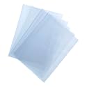 uxcell 100Pcs 27.5x19.5 Inch Shrink Wrap Bags, Blue Clear PVC Heat Shrink Wrap for Gift Basket, Bath Soaps, Candles and Homemade DIY Projects