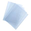 uxcell 100Pcs 6.7x4.7 Inch Shrink Wrap Bags, Blue Clear PVC Heat Shrink Wrap for Gift Basket, Bath Soaps, Candles and Homemade DIY Projects