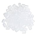 uxcell 100pcs Rubber End Caps 19mm(3/4") ID Vinyl PVC Round Tube Bolt Cap Cover Screw Thread Protectors Clear